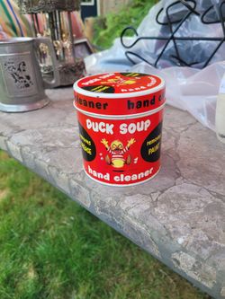Duck Soup Hand Cleaner Vintage Tin