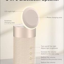 3 In 1 Wireless Charger Speaker 
