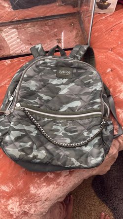 Justice camo backpack