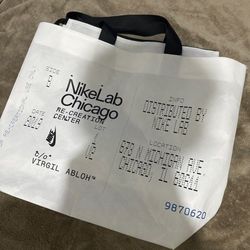 NIKE LAB x OFF WHITE VIRGIL ABLOH TYVEK CAMPUS TOTE BAGS Medium SIZE