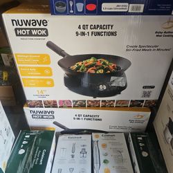 Nuwave Hot Wok 4 Quart 9 In 1 Induction Cooktop $60 Each