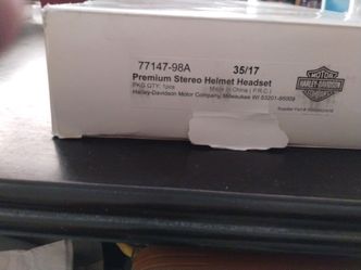 Brand New Oem Harley Davidson Premium Stereo Helmet Headset
