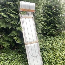 Retro Sears Metal Toboggan 