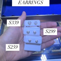 10K DIAMOND EARRINGS