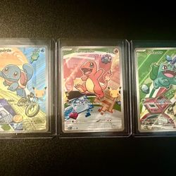 Pokemon TCG First Partner Illustration Collection Series 1 GEN 1 Starters