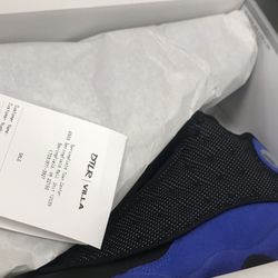 Mens Air Jordan 13 Retro Black/Royal Size 8 Still I’m Box Never Put On To Wear 