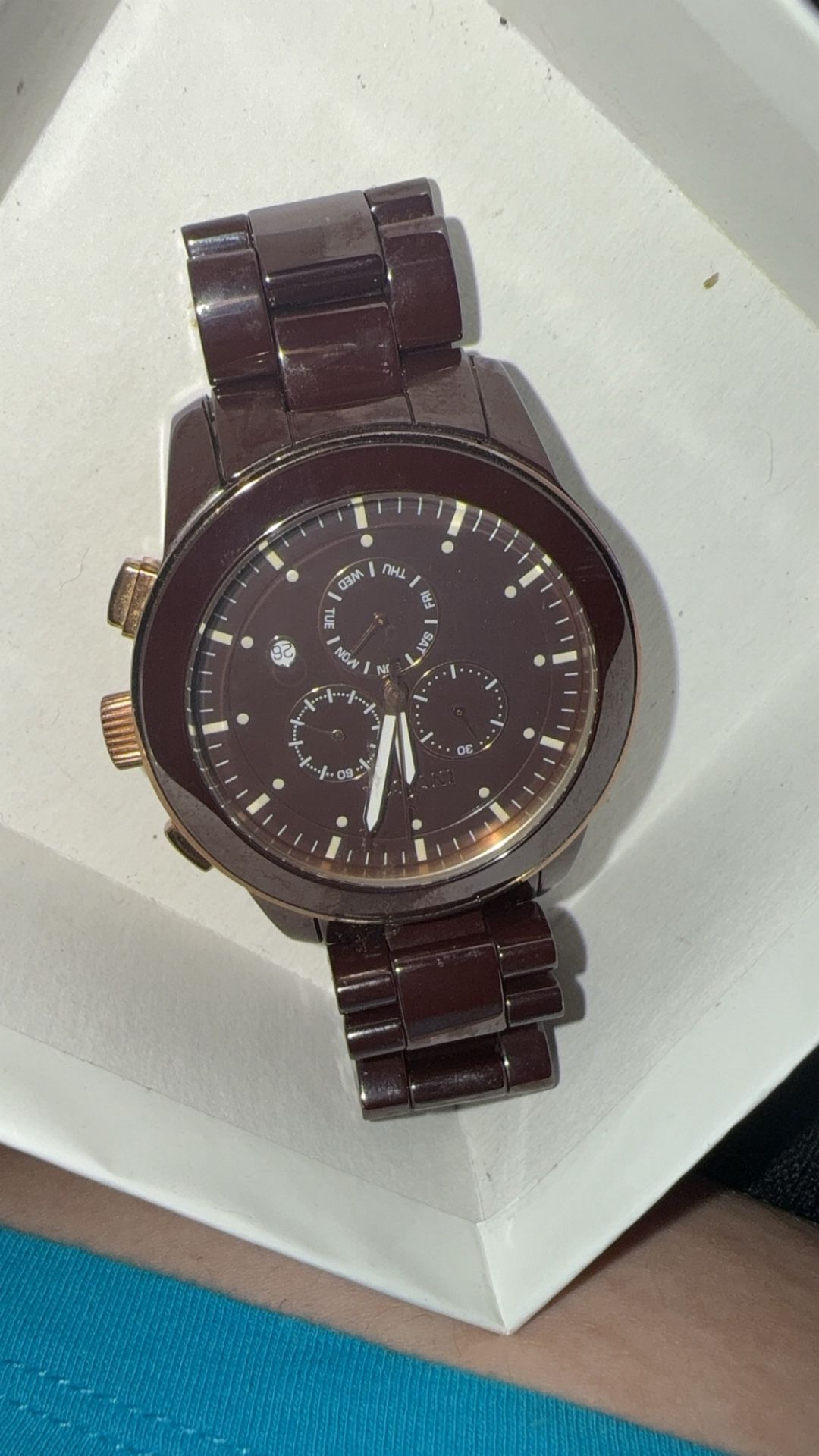 Men’s Invicta Watch (Brown/Rose Gold)