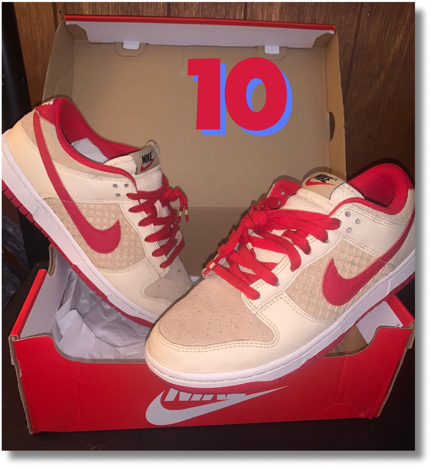 Nike Dunk Low Retro SE “Strawberry Waffle”! Size 10! $80 OBO!