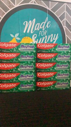 10-Colgate Maxfresh 6.3oz All for $20