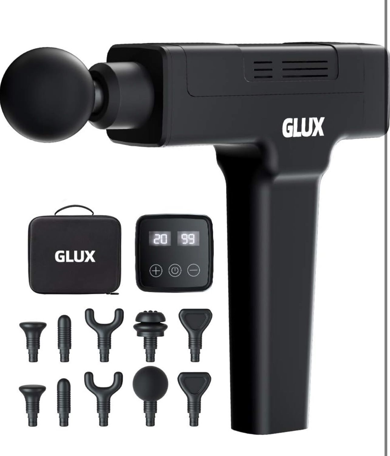 GLUX Handheld Deep Tissue Massage Gun for Muscles