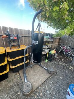 Heavy bag and stand