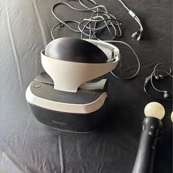 PS4 VR headset complete 125$