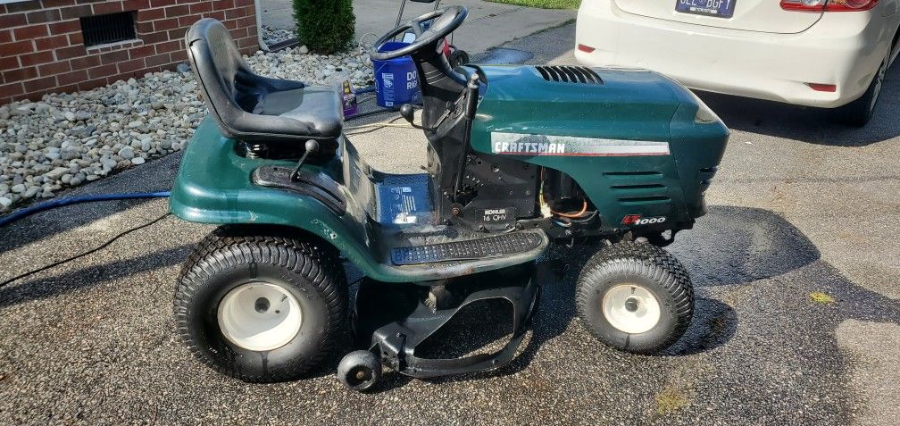 Craftsman Riding Mower. See Description.