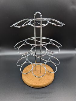 Keurig Chrome K-Cup Coffee Pod Holder ~ Holds 27 Countertop Cupboard