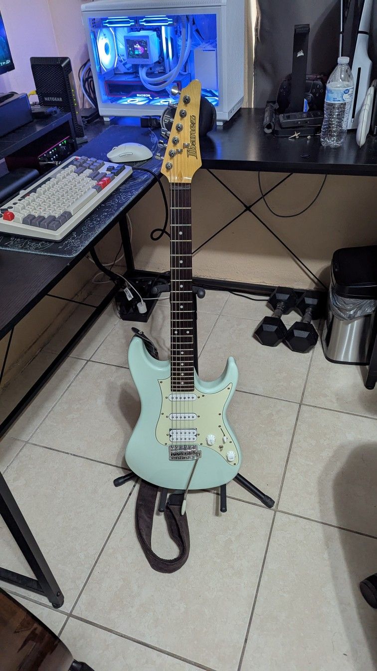 Ibanez AZ Essentials with chipped 13th fret