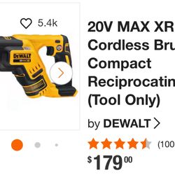 Dewalt Reciprocating Saw 