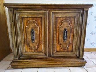 Stanley 1960's/1970s buffet server marble top