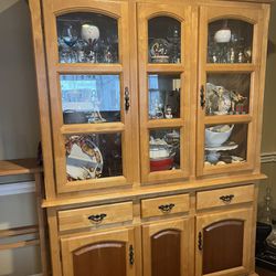 Dining Room Table And Hutch 
