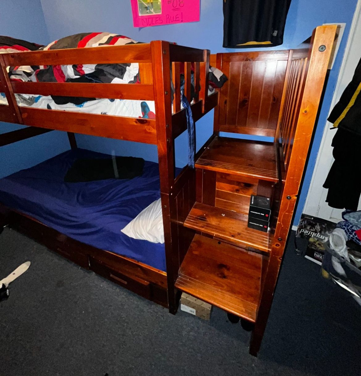 Bunk Bed W/ Drawers