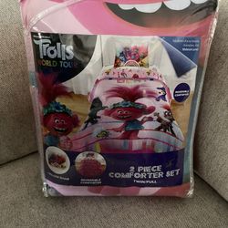 Trolls Twin/ Full Bedding Set