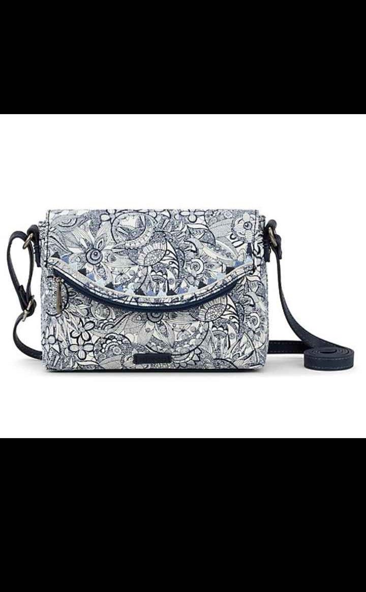 Sakroots Navy Spirit Desert Floral Pacific Circle Crossbody Bag Purse Sold Out Everywhere