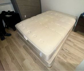 Queen Pillow Top Mattress with Box Spring - Simmons Beautyrest