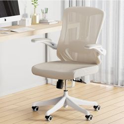 LaoJawBow Ergonomic Office Chair - Comfy Desk Chairs with Wheels and Arms, 450LB Heavy Duty Mesh Com