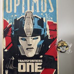 Transformers One Poster And Keychain