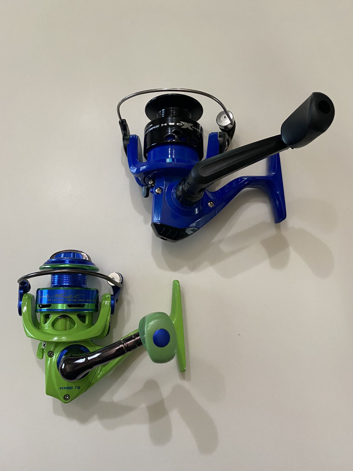 Lot of 2 spinning fishing reels, Lew’s Wally Marshall & H2O Xpress