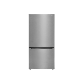 Midea 18.7 cu. ft. Garage Ready Bottom-Freezer Refrigerator (Stainless Steel)