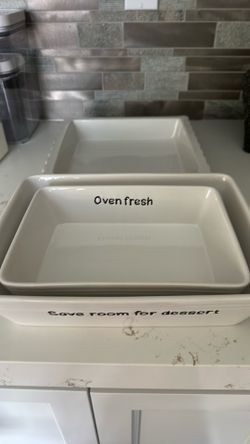 Set of 3 Bakeware Dishes