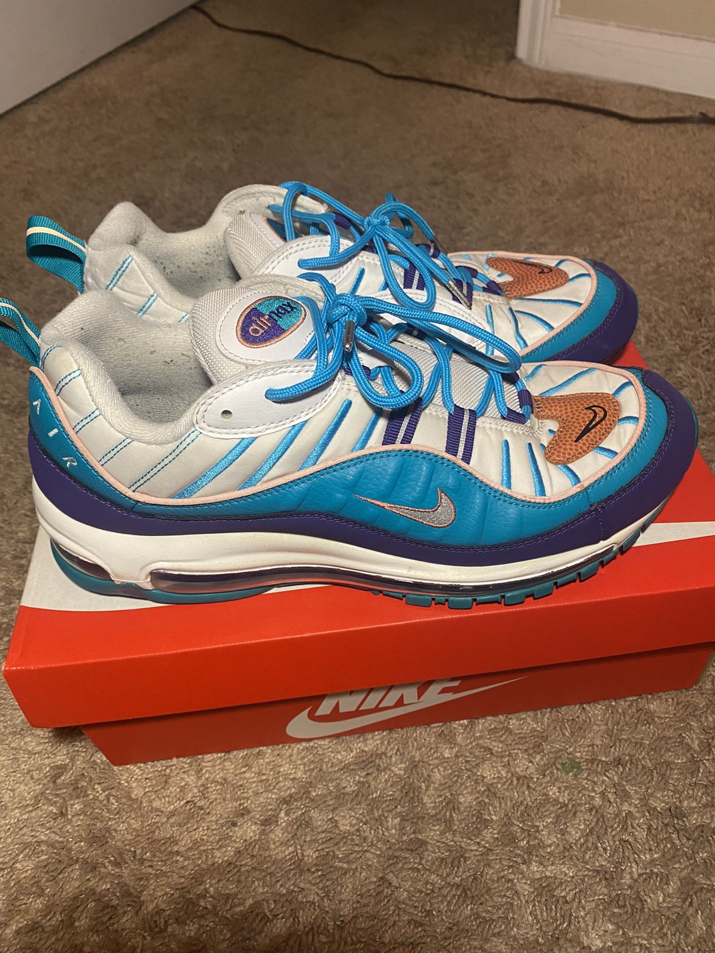 Voorzien Momentum uitspraak Air Max 98 “Charlotte Hornets” for Sale in Round Rock, TX - OfferUp