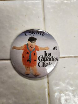 Vintage Ice Capades Chalet Button/Pin