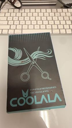 COOLALA 6.5" Professional Hair Cutting Scissors with Comb