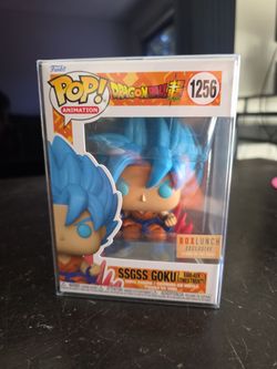 Box Lunch Exclusive Dragonball Z SSGS Goku (Kaio-Ken Times Twenty) Funko Pop