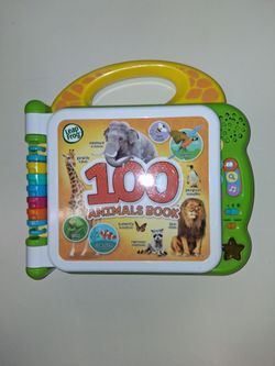 Leap Frog 100 animals electonic book in english or spanish (batteries included) $10 FIRM