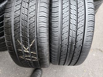Selling (2) tires 255/45r19 continental procontact RX