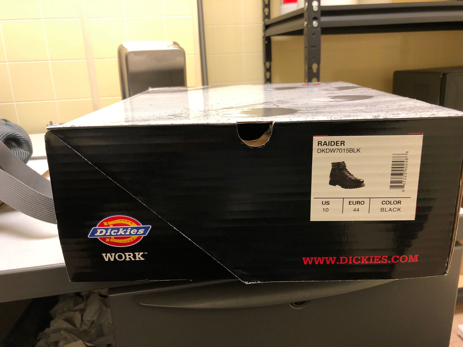 Dickies black work boots