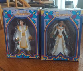 Aladdin pair of Christmas ornaments