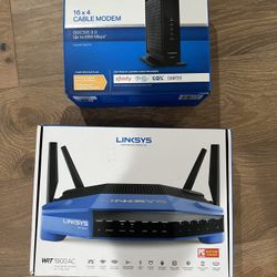 LinkSys Router and Modem