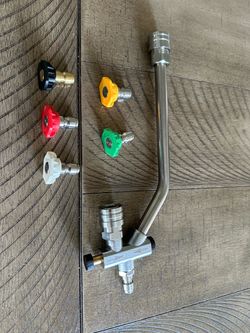 Pressure washer dual lance kit only asking $40 (financing available)