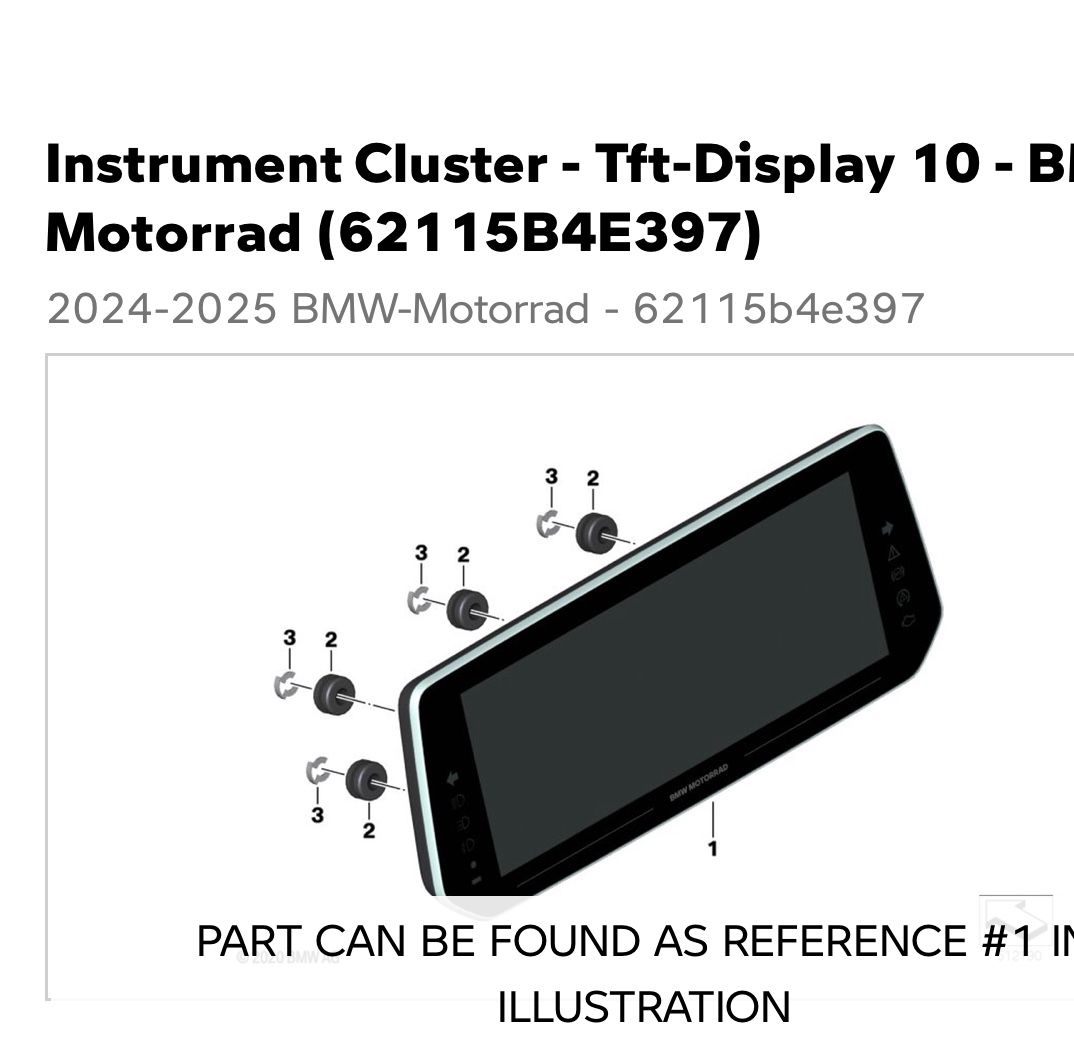 Panel de instrumentos para para motocicleta BMW motorrad