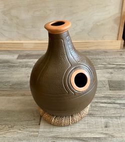 Latin Percussion Udu Drum Claytone #3 w/ Carrying Bag