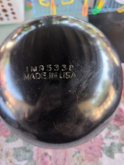 Black Bowling Ball Made in USA
