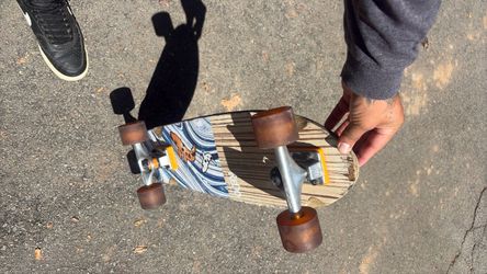 Mini Cruiser Skateboard with Graphic Deck