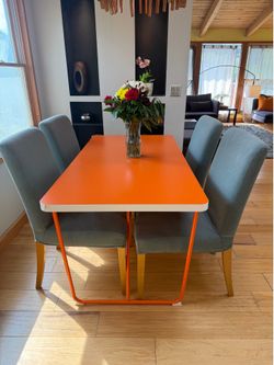 ikea RYDEBÄCK table and 4 BERGMUND chairs