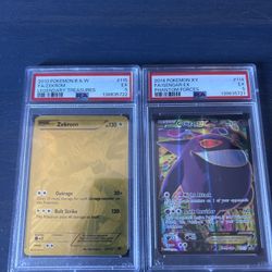 Gengar Ex Gulls Art/ Zekrom Gold Card