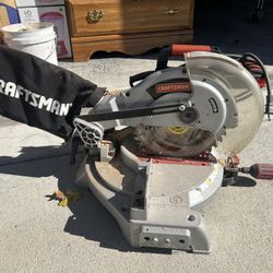 Miter Saw 10 Inch Craftsman Almost New 