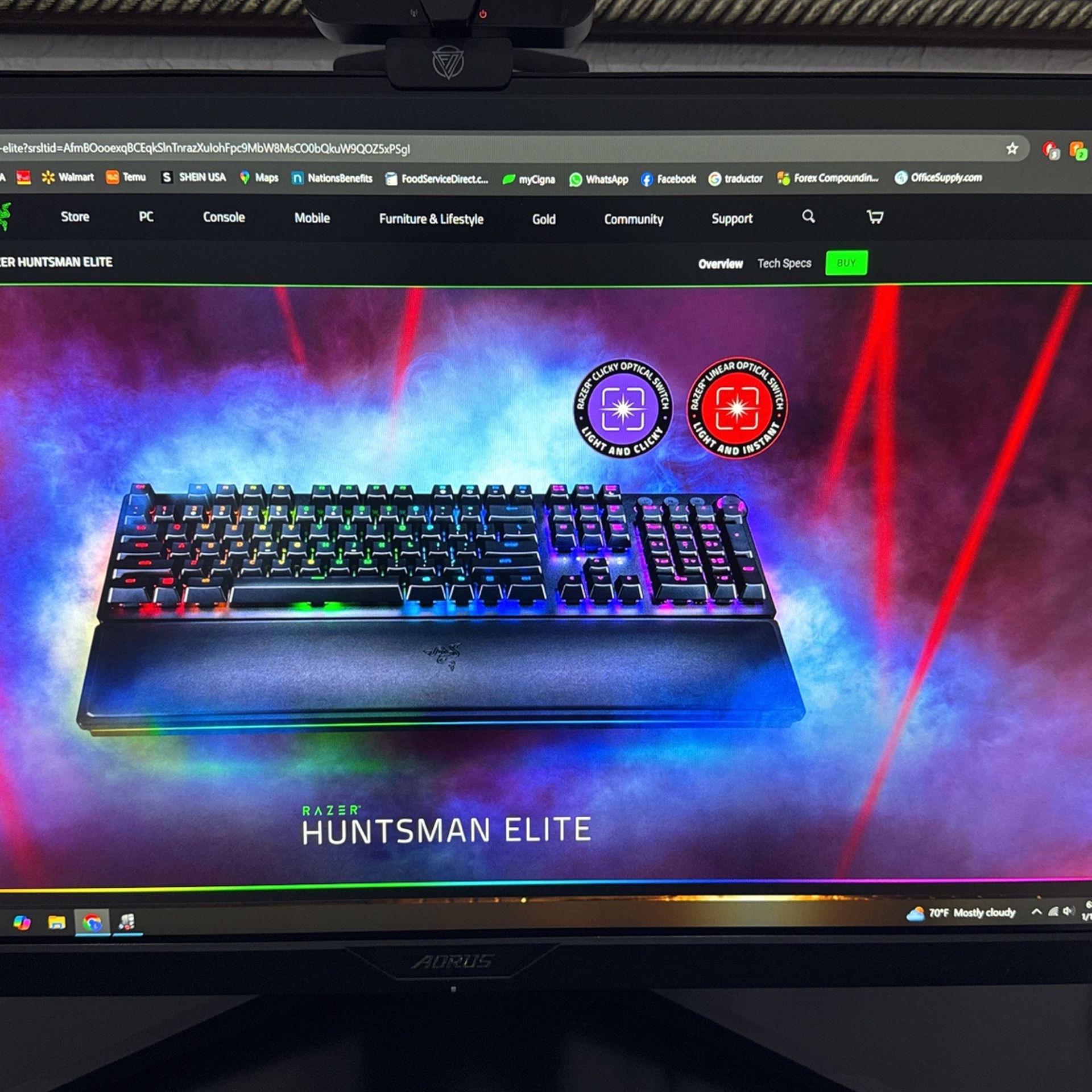 Razer Huntsman Elite