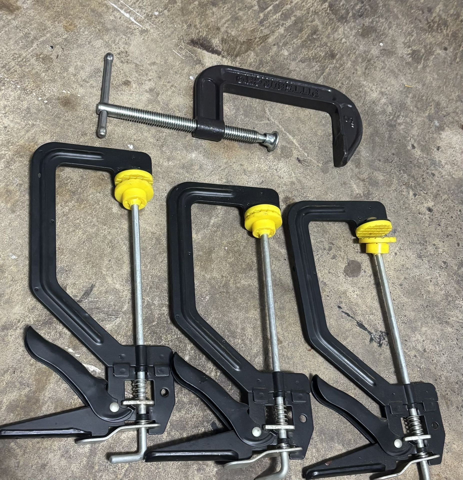 C-clamps Large 4 Count /Small 4 Count 